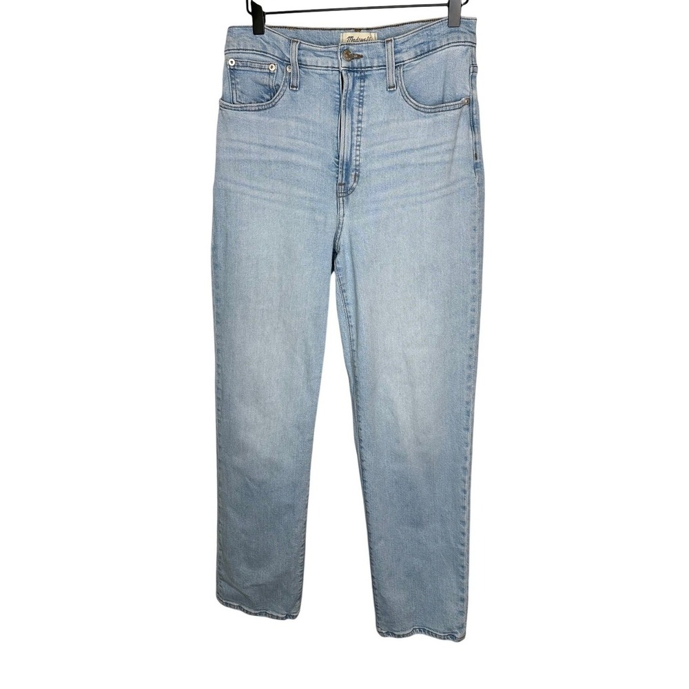 Madewell The Perfect Vintage Straight Jeans 28 Blue Light Wash High Rise ND515